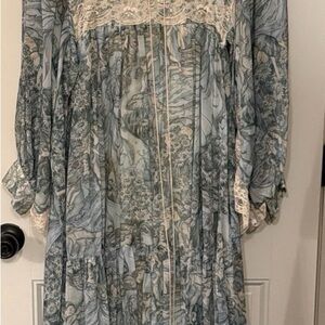 Vintage/Rare 1970's Fairy Nymph Maxi Dress